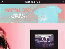 Tablet Screenshot of carlyraemusic.com